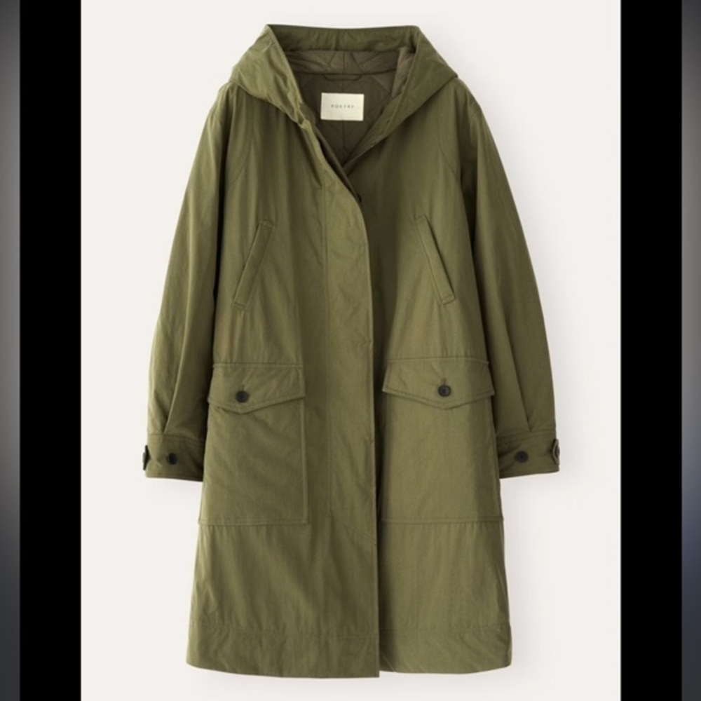 Madewell Military stye trench jacke - woman’s medium